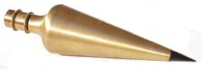 Fancy Brass Plumb Bob with Reel - 105105