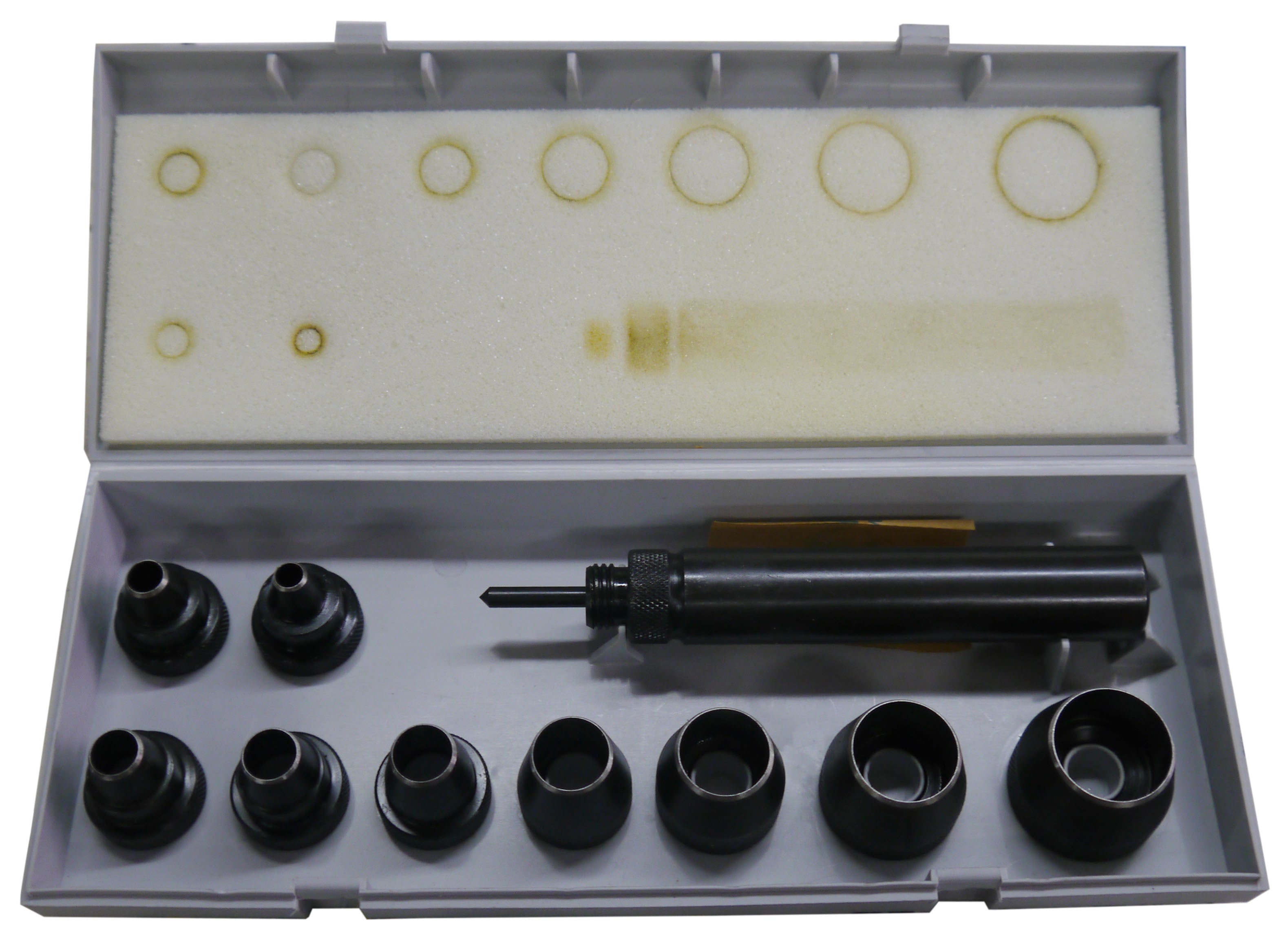 C.S. Osborne Self-Centering Punch Set - deals (9 different sizes)