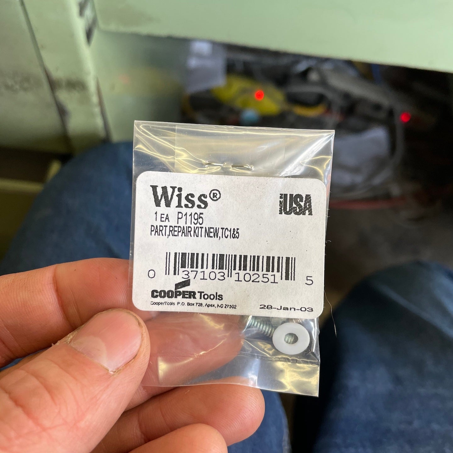 Wiss Repair Kit For 1570b P1195 Harry J Epstein Co