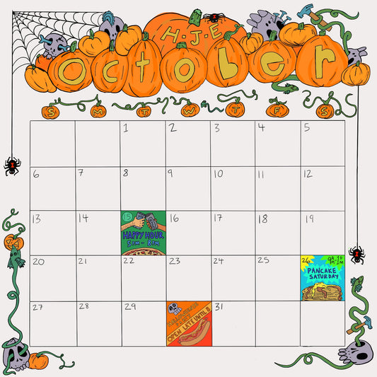 HJE October Calendar