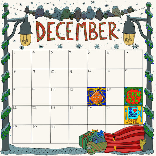 December Epstein’s Calendar