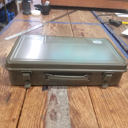 Toyo Steel Trunk Toolbox T-360 Military Green (TO-T360MG)