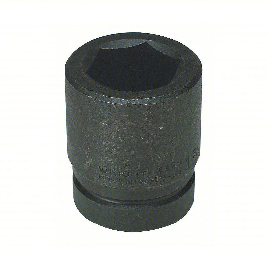 Wright Tool 3-3/4" 6 Point Standard Impact 1" Dr. Socket (88120WR)