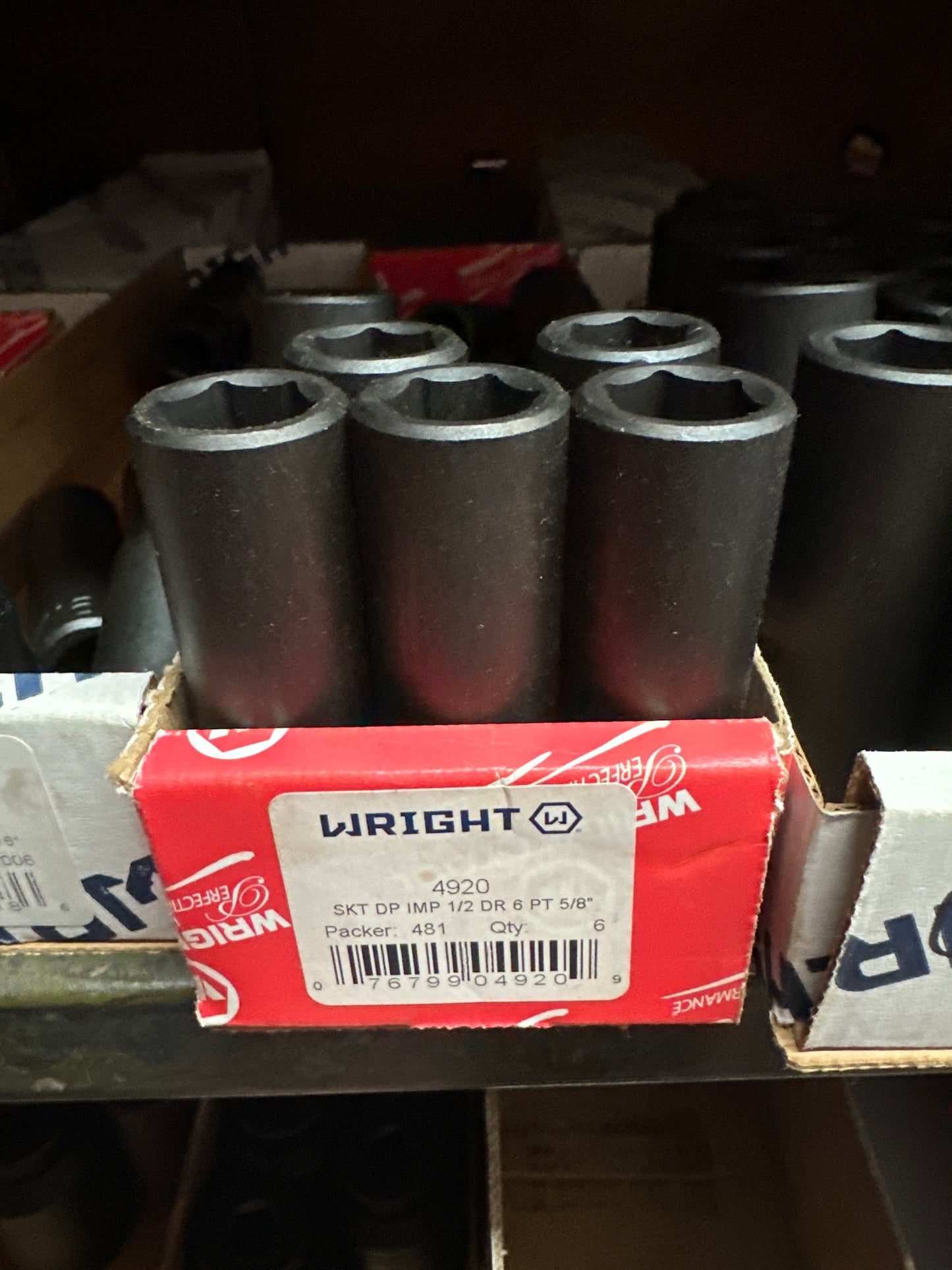 1/2" Dr. Wright 5/8" - 6 Point Deep Impact Socket #4920 (4920WR)