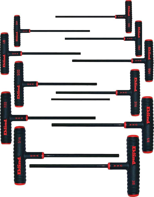 Eklind 11pc Power T-Handle Allen Wrench Set - 9" Arm (60911)