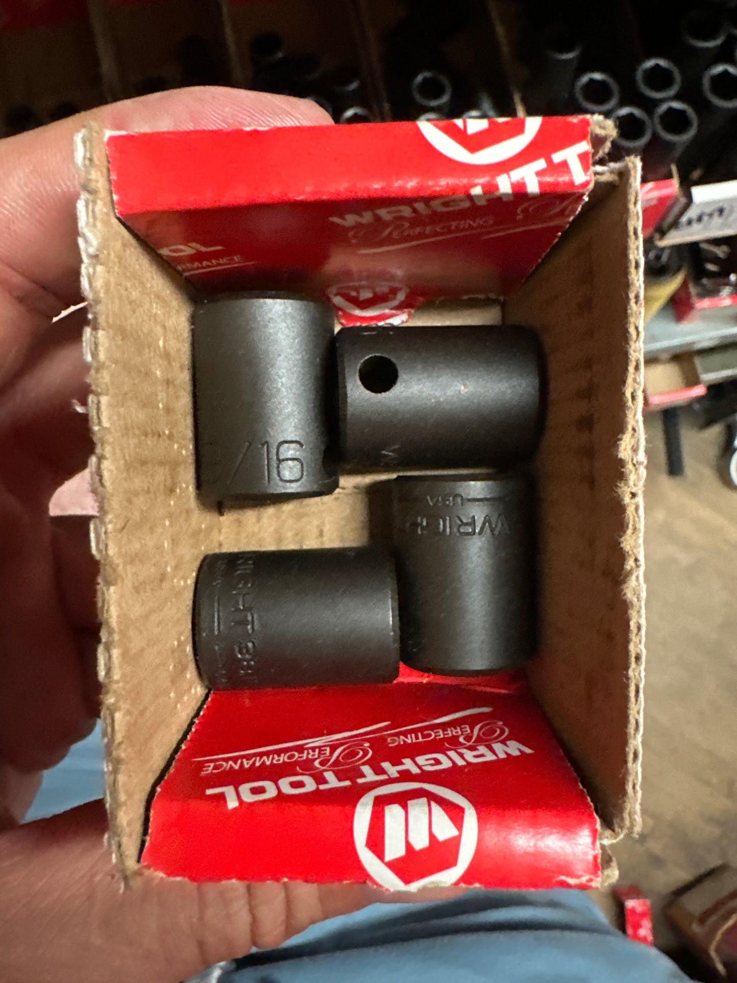 3/8" Dr. Wright 9/16" 6 Point Std. Impact Socket #3818 (3818WR)