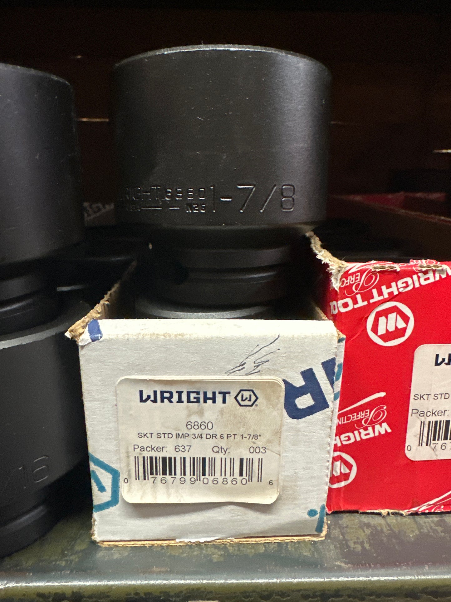 3/4" Dr. Wright 1-7/8" - 6 Pt. Standard Impact Socket (6860WR)