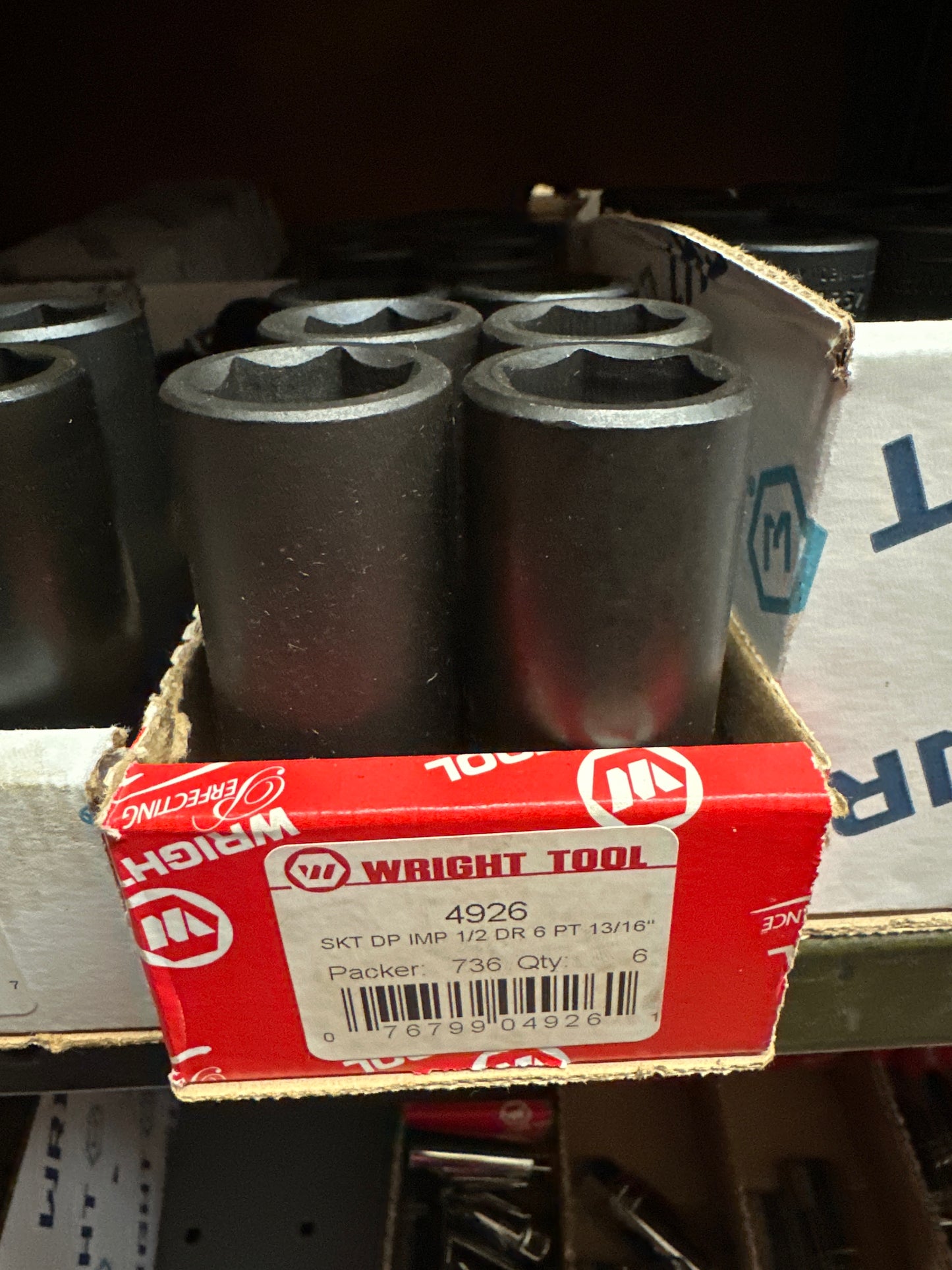 1/2" Dr. Wright 13/16" - 6 Point Deep Impact Socket #4926 (4926WR)