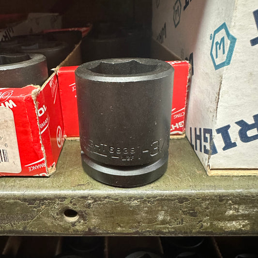 3/4" Dr. Wright 1-3/16" 6 Pt. Standard Impact Socket (6838WR)