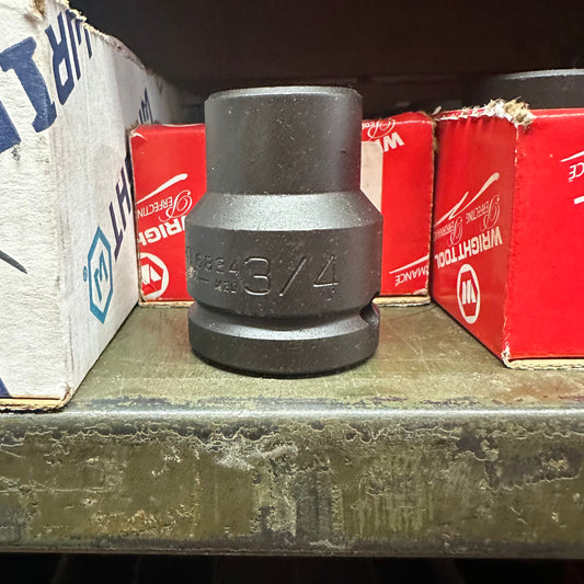 3/4" Dr. Wright 3/4" - 6 Pt. Standard Impact Socket (6824WR)