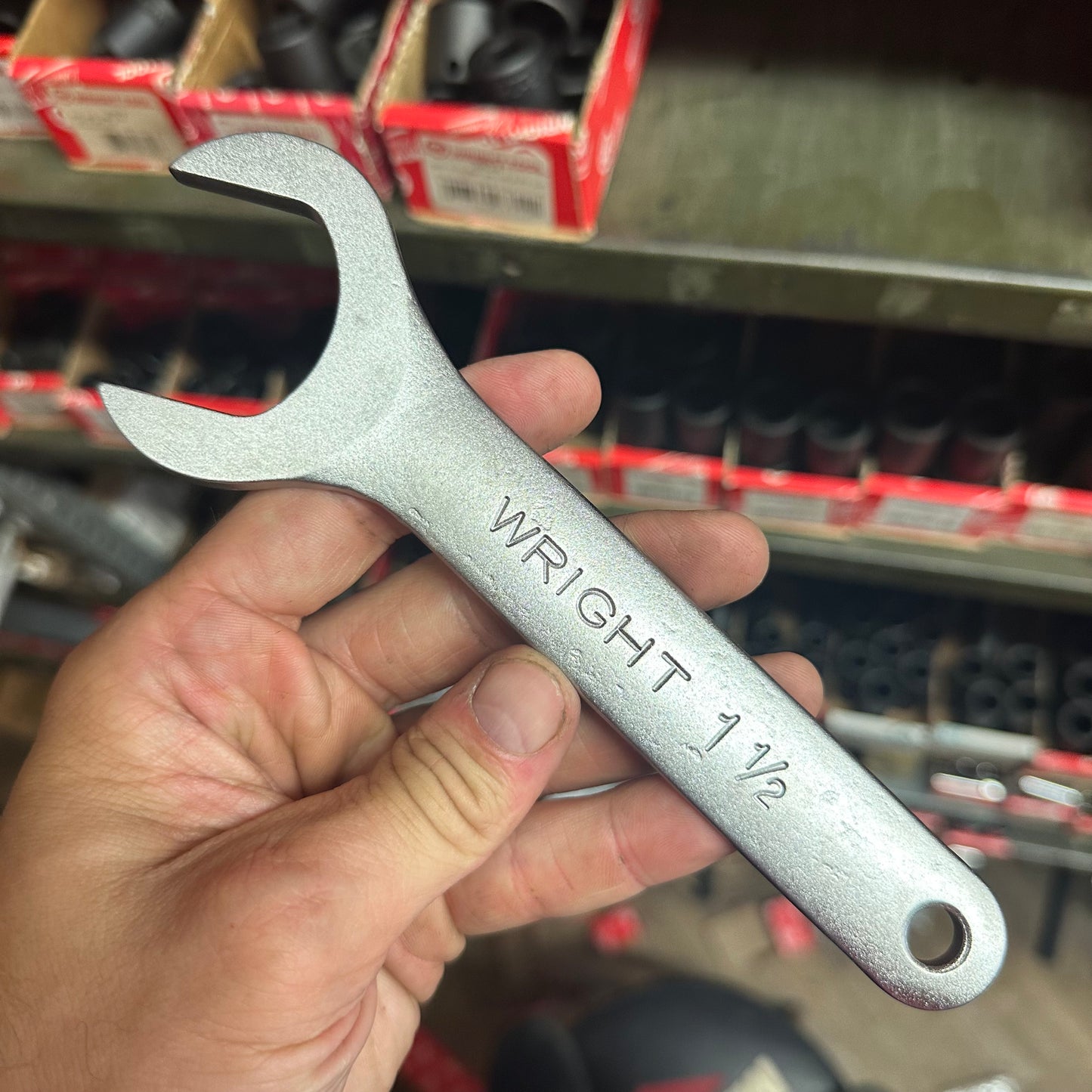 Wright 1-1/2" Service Wrenches 30 Degree Angle Satin #1448 (1448WR)