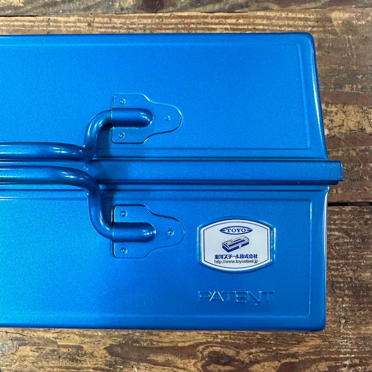 Toyo Steel Toolbox W/ Cantilever Lid And Upper Storage Trays ST-350 Blue (TO-ST350BU)