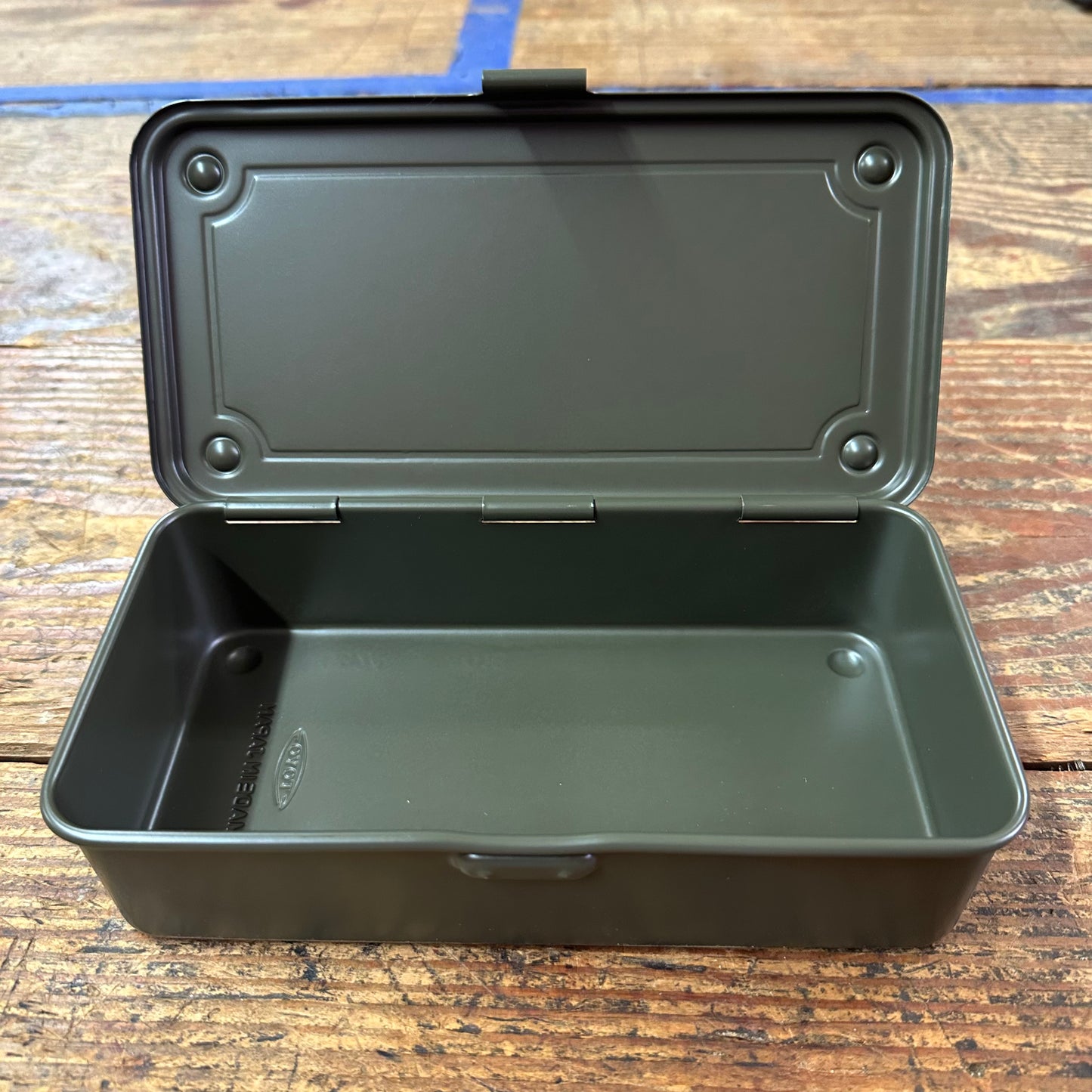 Toyo Steel Stackable Storage Toolbox T-190 Military Green (TO-T190MG)