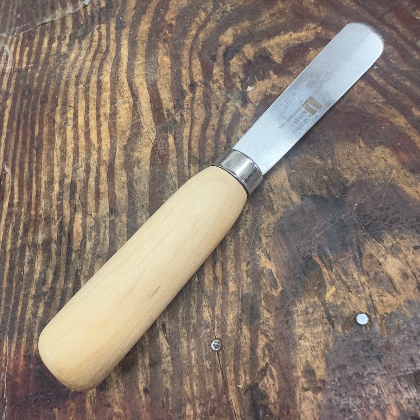 R. Murphy Large Clam Knife 3 1/4" x 3/4 Maple - Stainless (86095) LGCLS