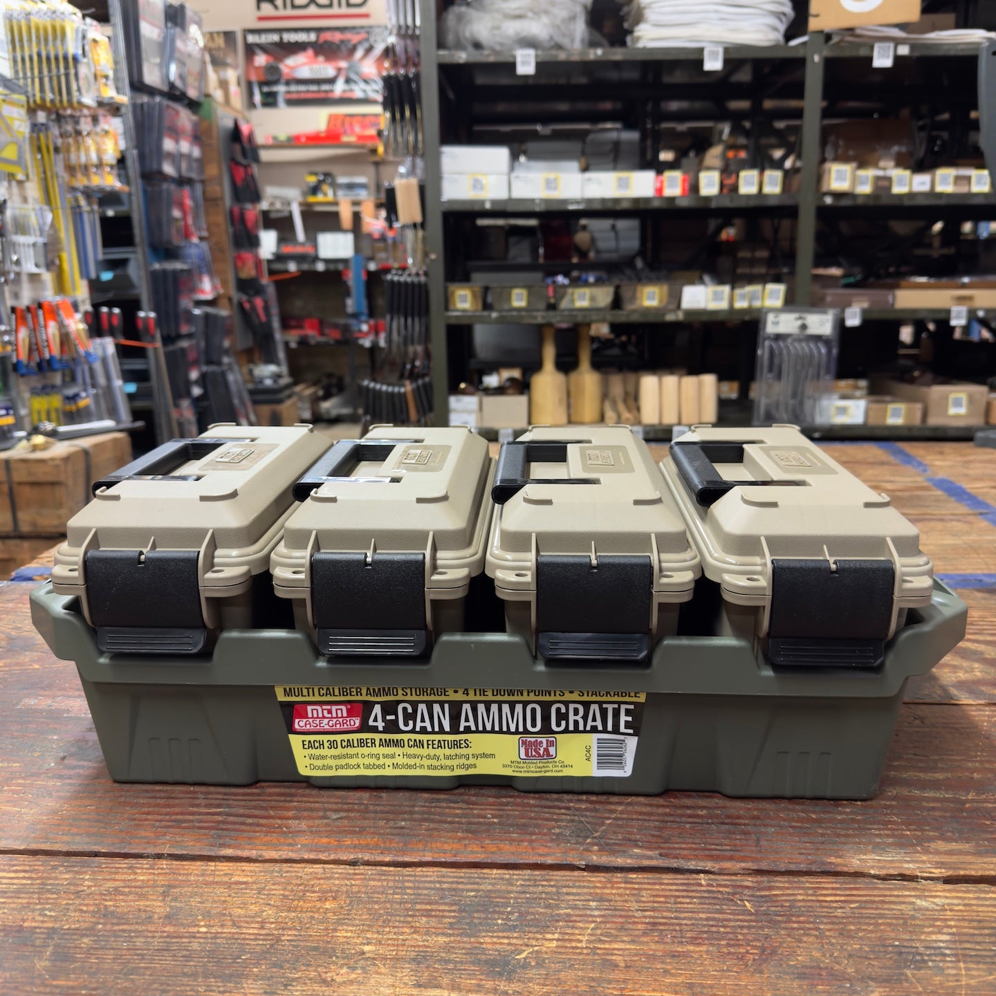 MTM 4-Can Ammo Crate 30 Cal (AC4C)