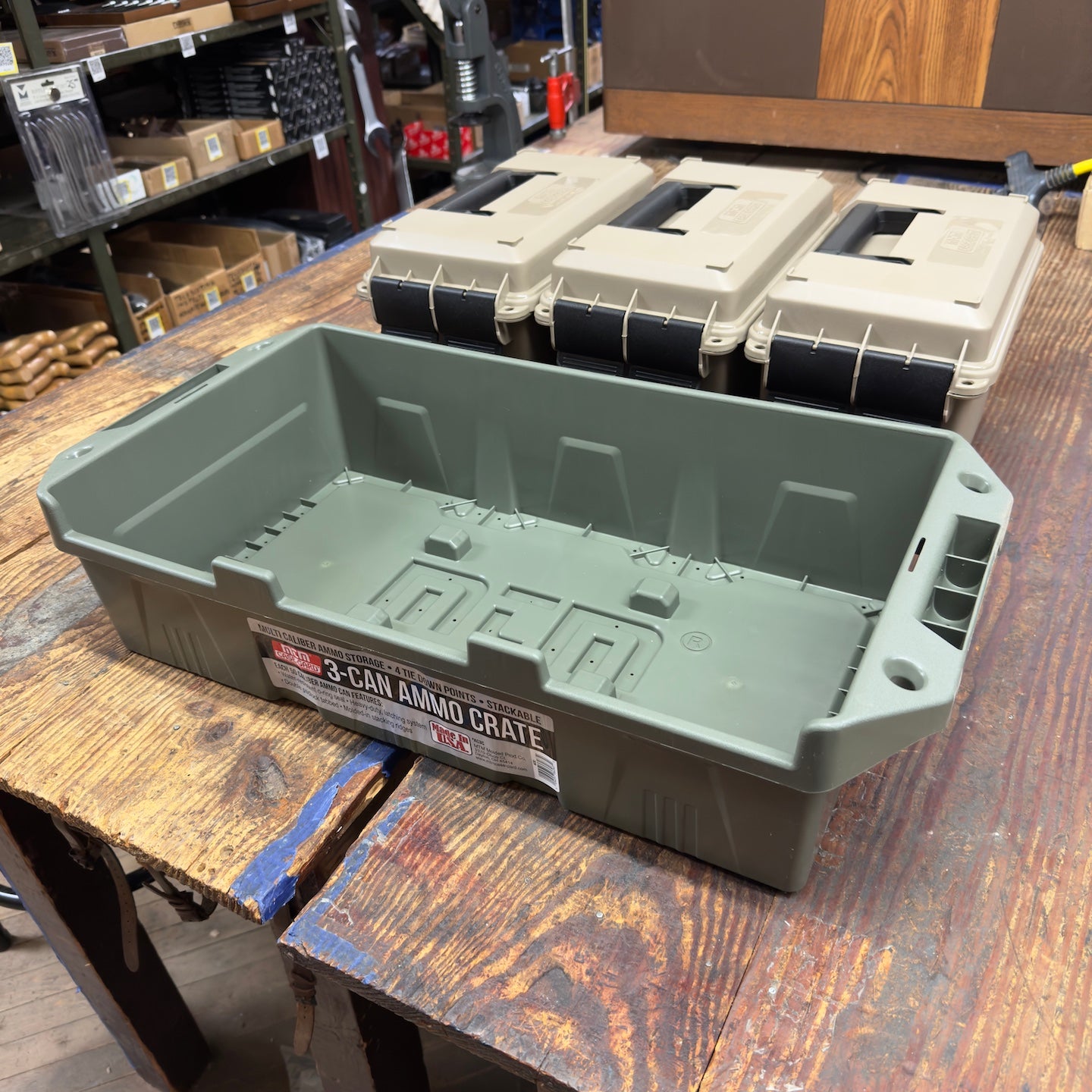 MTM 3-Can Ammo Crate 50 Cal (AC3C)