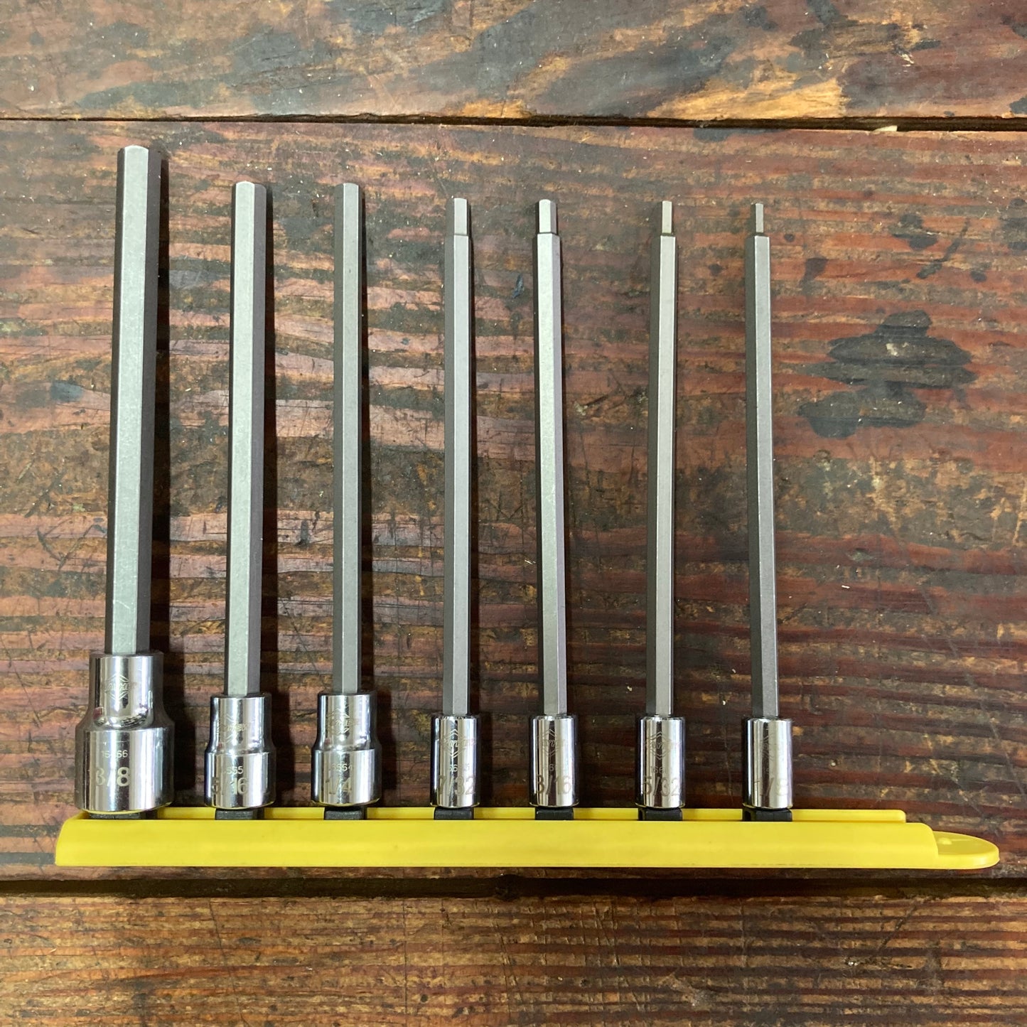 Mayhew 7pc Long SAE Hex Socket-Bit Set (16043)