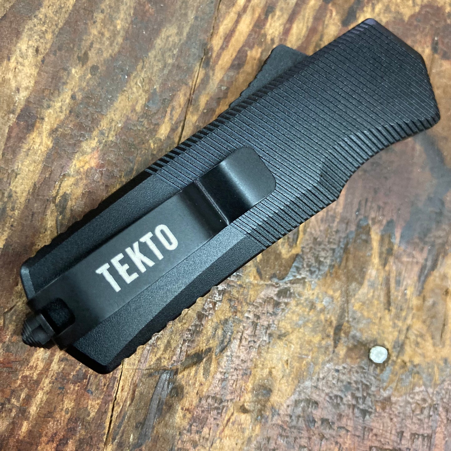 Tekto Knives A5 Spry Mini OTF Dagger Point Black (A5ST6BKS35BK3A1)