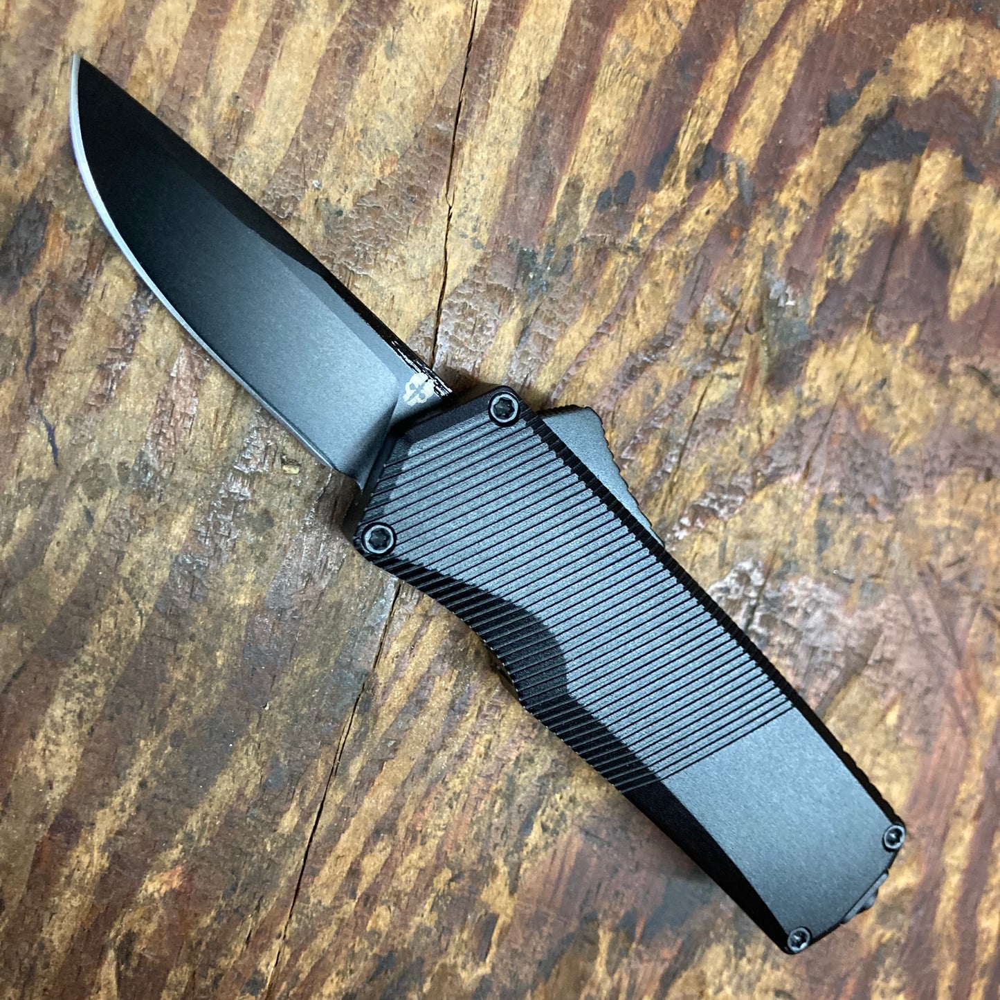 Tekto Knives A5 Spry Mini OTF Drop Point Black (A5ST6BKS35BK1A1)