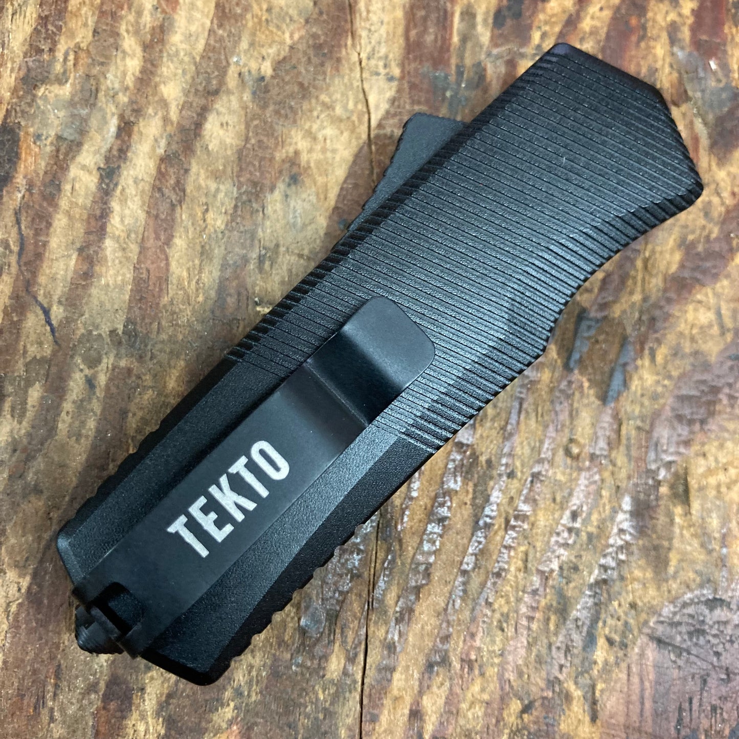 Tekto Knives A5 Spry Mini OTF Drop Point Black (A5ST6BKS35BK1A1)