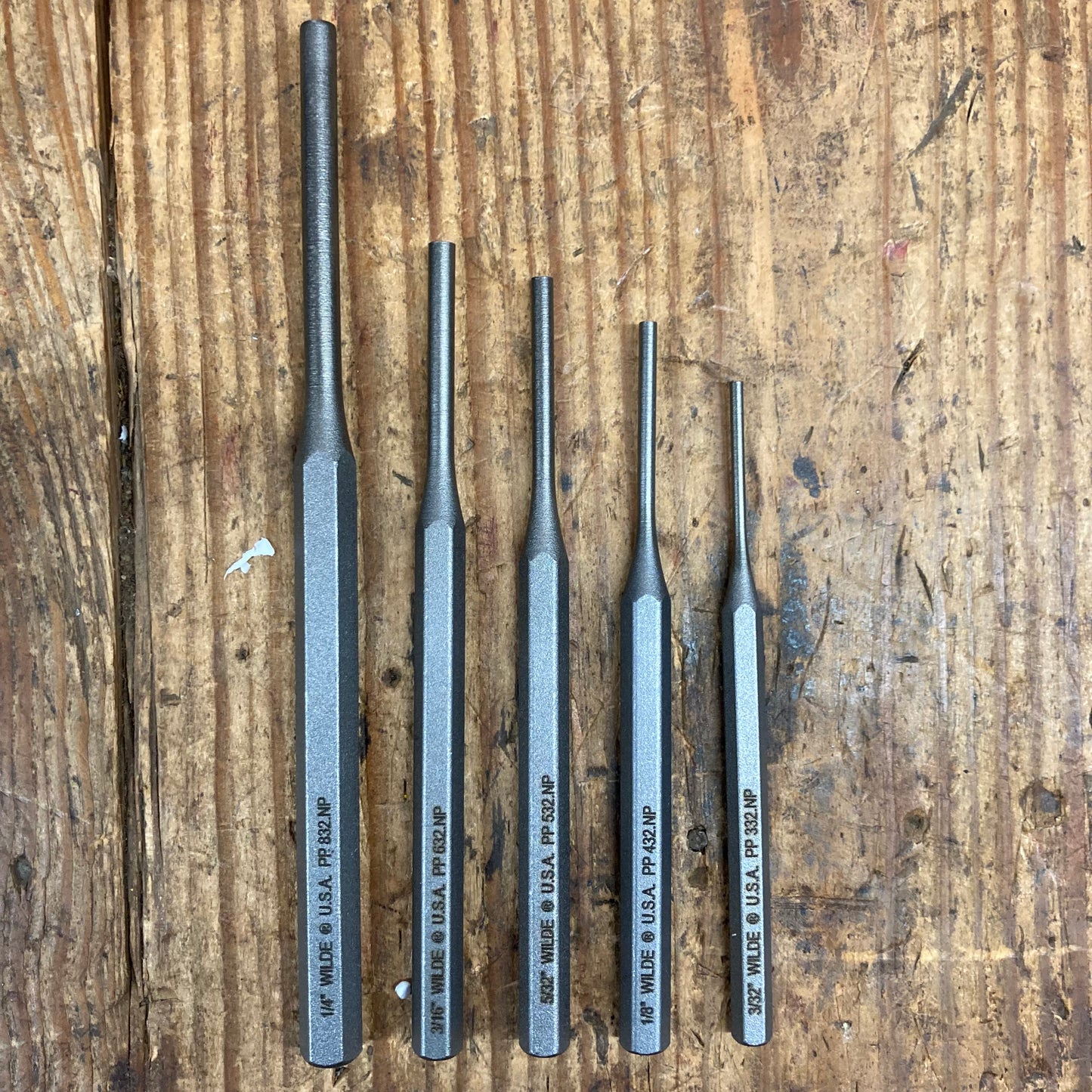 Wilde 5 pc Pin Punch Set (PP5.NP/VP)