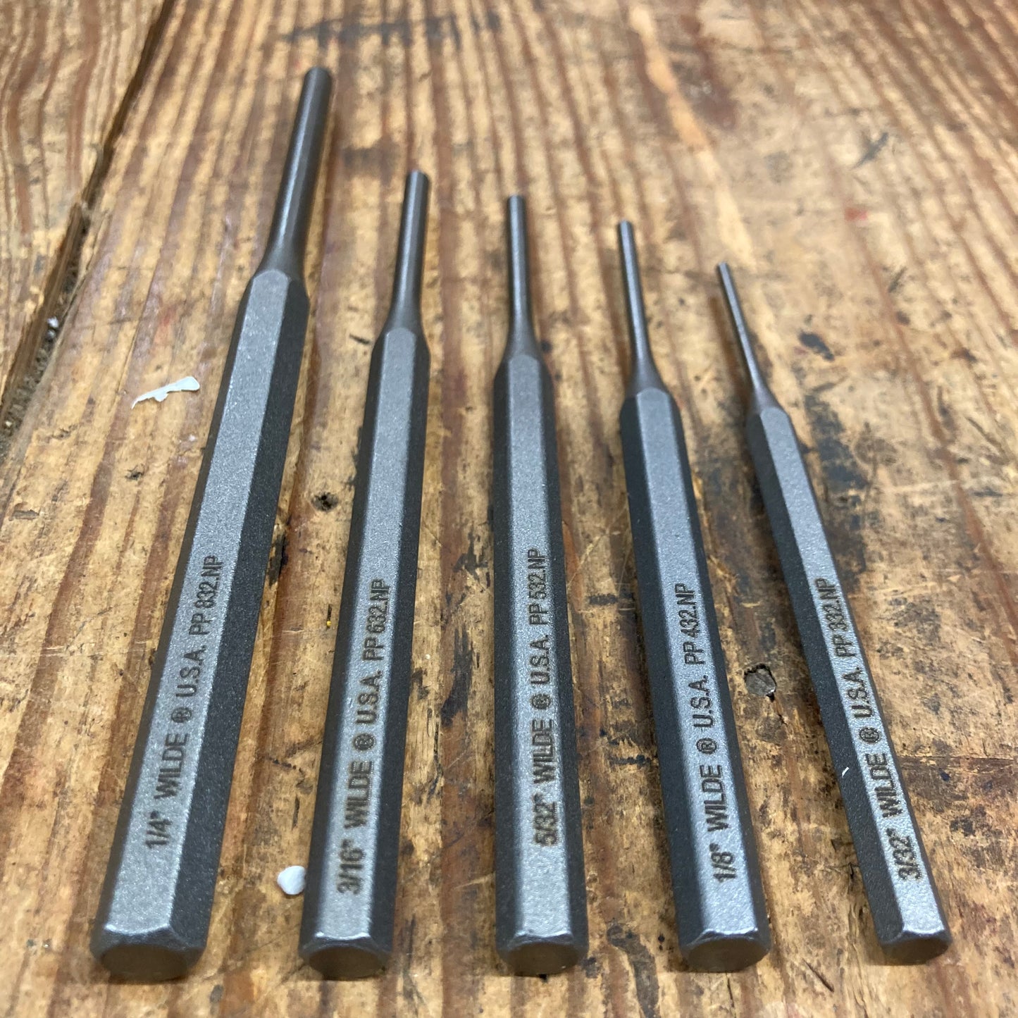 Wilde 5 pc Pin Punch Set (PP5.NP/VP)