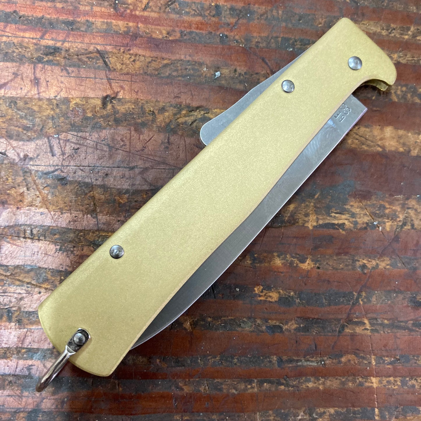 Otter Knives Brass Mercator w/ Stainless Blade (OTT10726R)