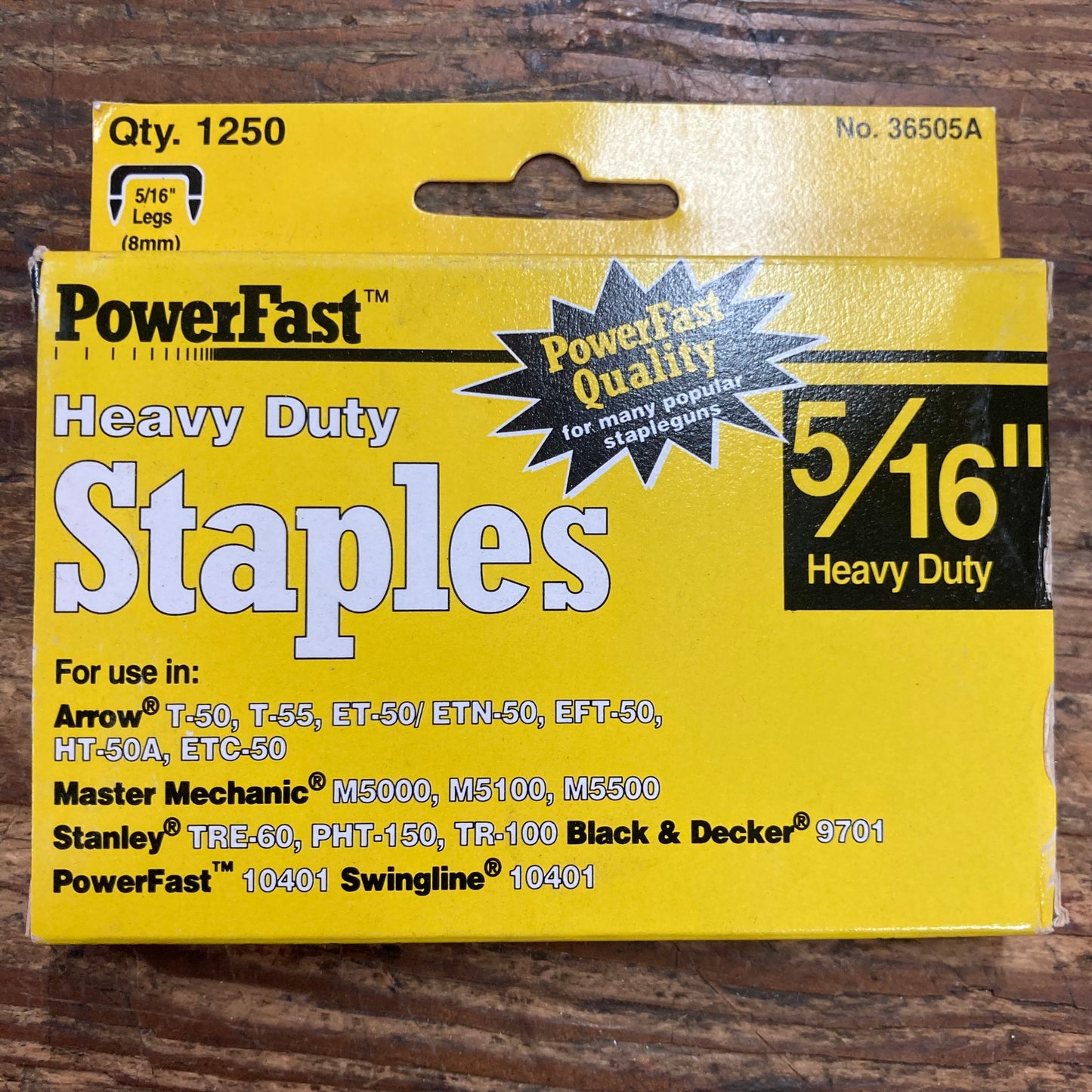 PowerFast 5/16" Heavy Duty Staples (36505A)