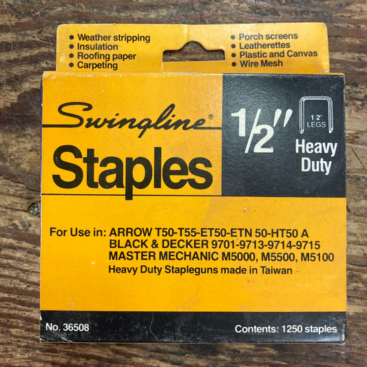 Swingline Heavy Duty 1/2" Staples (36508)