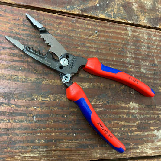 Knipex 8" Forged Wire Stripper 20-10 AWG (13728)