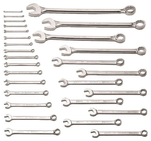 28 Piece 12 Point Metric Combination Wrench Set 6mm-50mm (760WR)