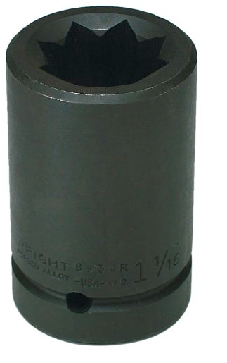 1-5/16" - 8 Pt. Double Square Deep Impact (Railroad) Socket (8942RWR)