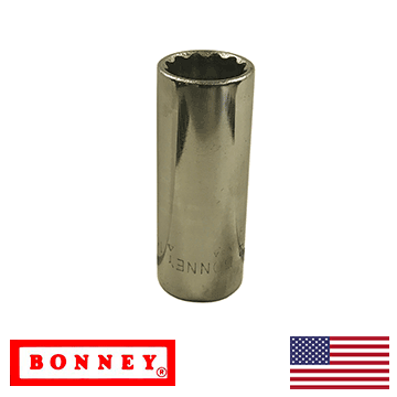 3/4" - 12 Point Deep Bonney Socket 3/8" Drive (TL24)