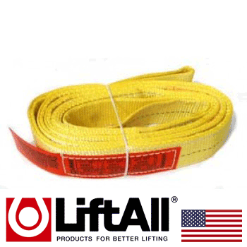 Lift-All 2" x 6' Sling Flat Eye Poly Web Double Ply (EE2-802DFX6)