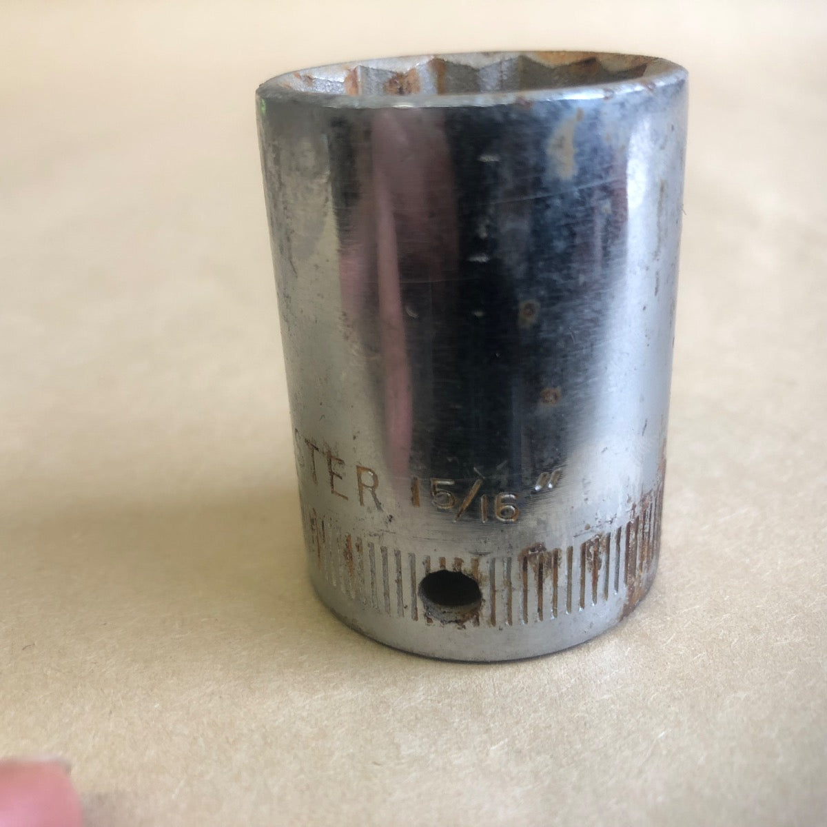 NOS Ward Master 15/16" 12 Point 1/2" Drive Socket