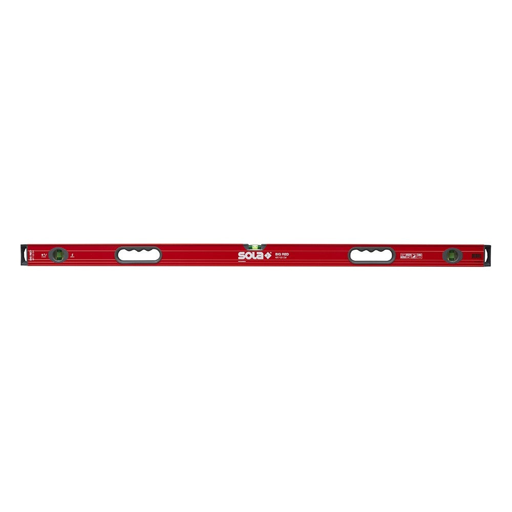 BIG Red SOLA 72" Box-Beam, 3 Focus-60 Vials Magnetic (LSB72LM)