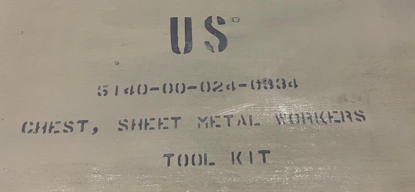 US Sheet Metal Worker's Tool Chest (36" x 16" X 9")