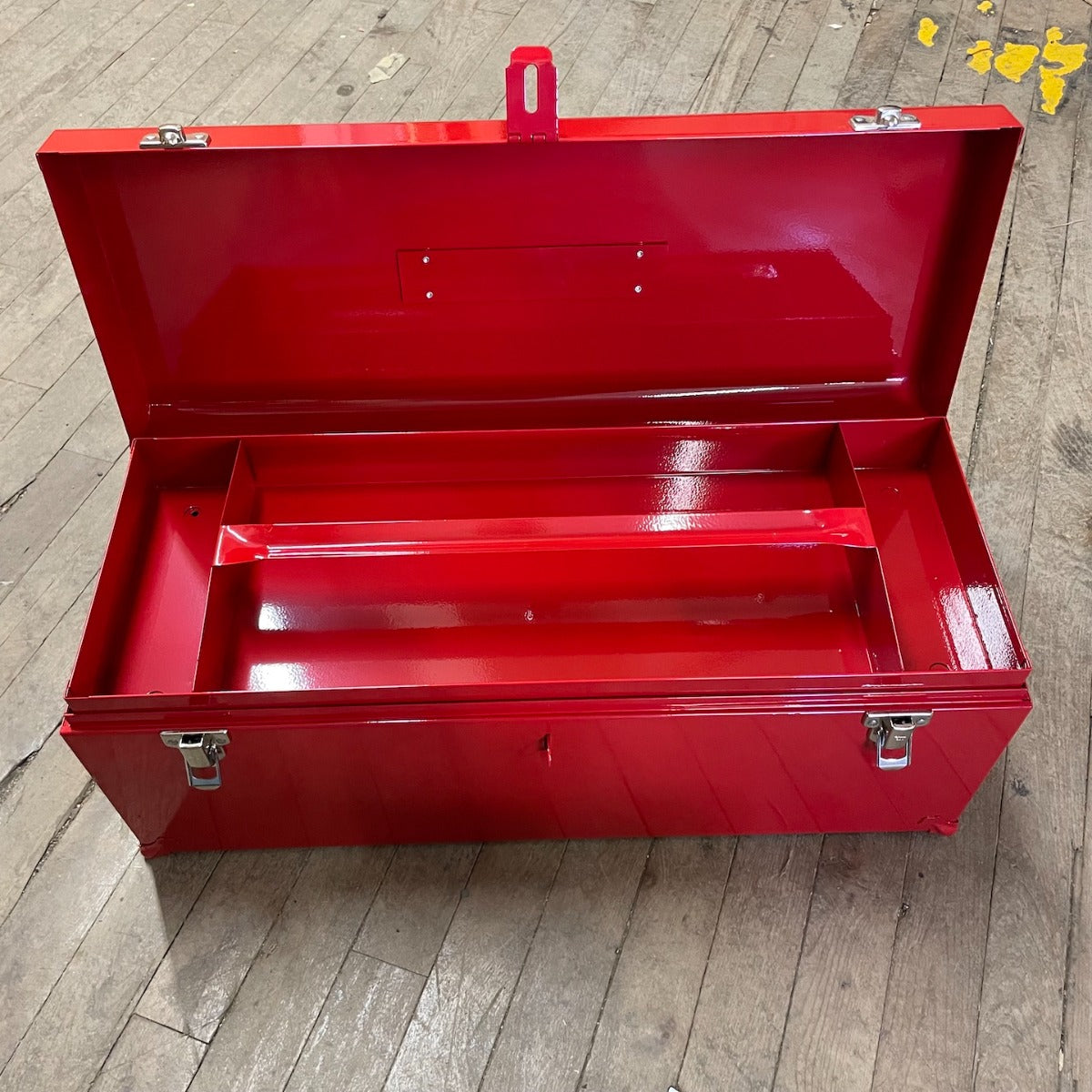 Valley Red Metal Tool Box w/ Handle and Tray 22 1/2 x 8 1/2 x 9 (VR –  Harry J. Epstein Co.