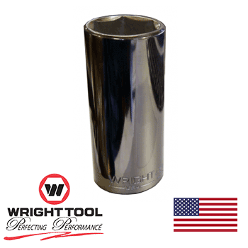 3/8" Dr. Wright 9mm 6 Pt. Deep Metric Socket (35-09MMWR)