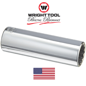 3/8" Dr. Wright 7/8" 12 Point Deep Socket #3628 (3628WR)