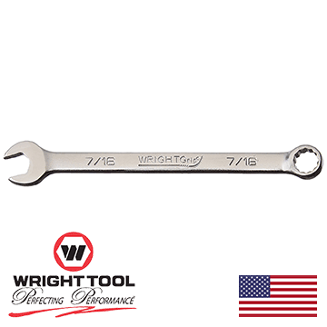 7/16" WrightGrip Combination Wrench 12 Point #1114 (1114WR)